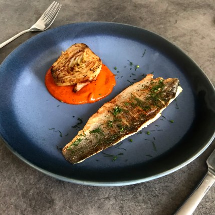 Romesco Seabass